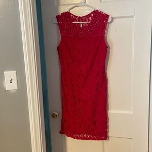 Adrianna Papell hot pink dress size 6
